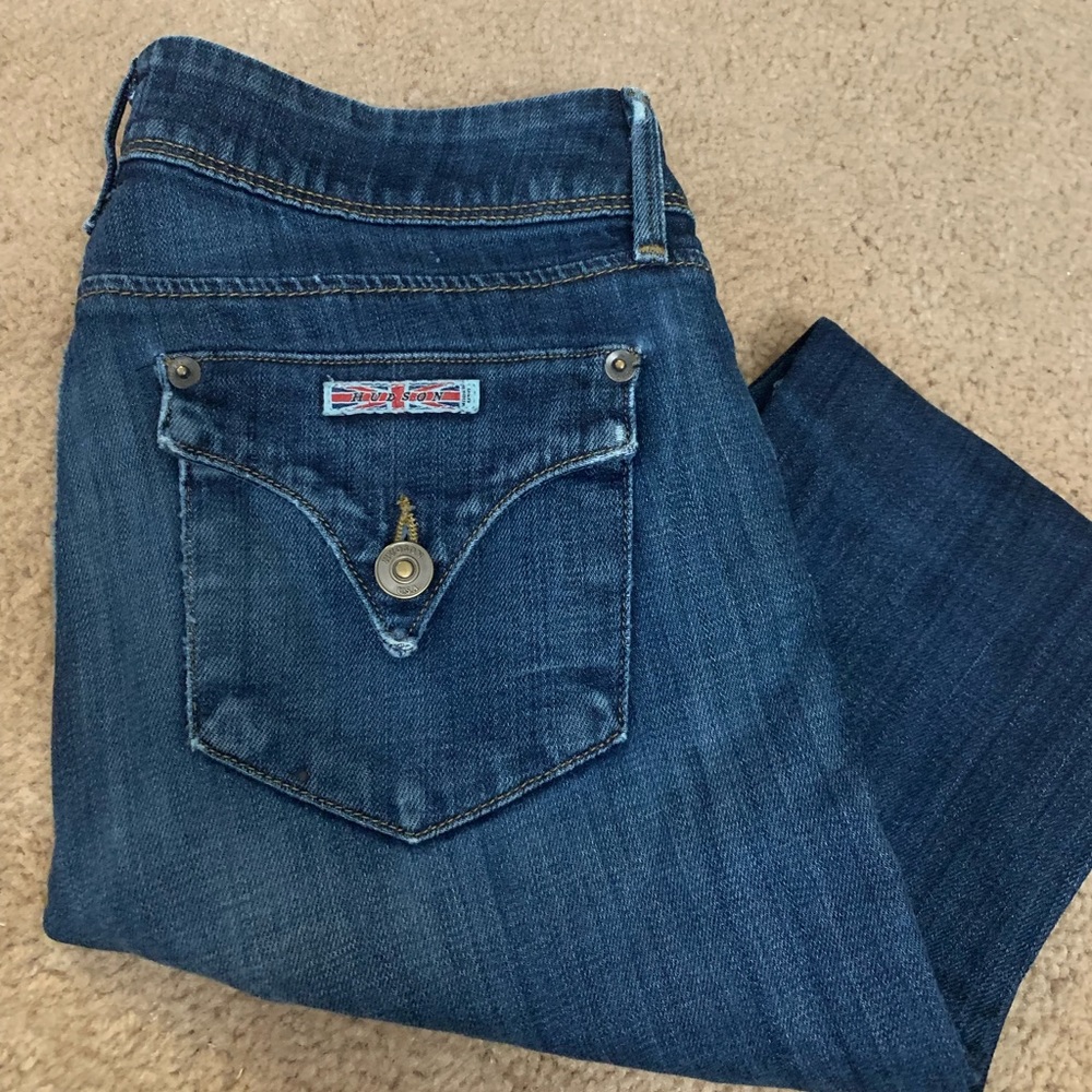 Hudson Dark Wash Skinny Jeans